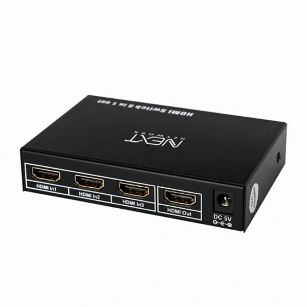 이지넷유비쿼터스 NEXT-0301SW4K 3:1 HDMI 스위치 :: 컴퓨터 전문 쇼핑몰 가이드컴