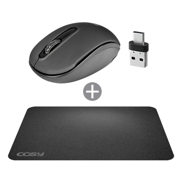 코시 M2160WLMP C타입 USB-A 무선마우스 미니패드 세트 :: 컴퓨터 전문 쇼핑몰 가이드컴